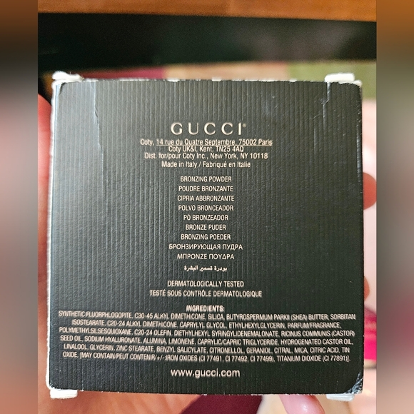 Gucci Sun-Kissed Glow Bronzer+Dust Bag+Brush NIB - Picture 11 of 16